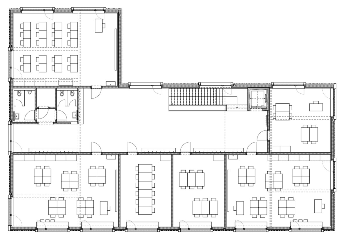 HUMMBURKART ARCHITEKTEN: Erweiterung Schulhaus mit Doppelkindergarten in Sisseln