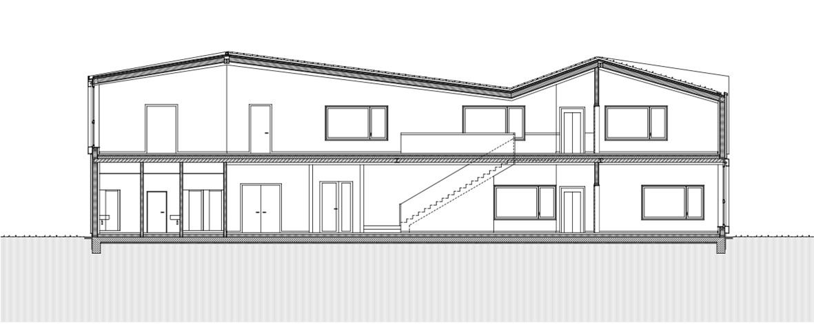 HUMMBURKART ARCHITEKTEN: Erweiterung Schulhaus mit Doppelkindergarten in Sisseln