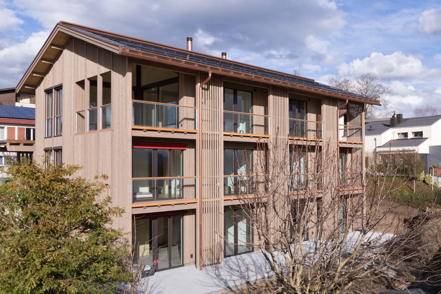 HUMMBURKART ARCHITEKTEN: Haus f&uuml;r zwei Br&uuml;der Hildisrieden