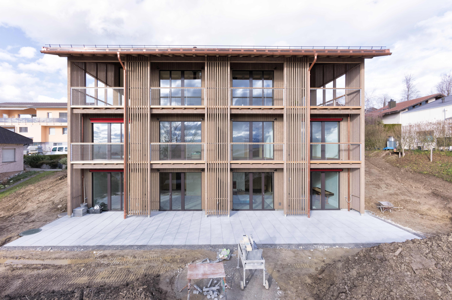 HUMMBURKART ARCHITEKTEN: Haus f&uuml;r zwei Br&uuml;der Hildisrieden