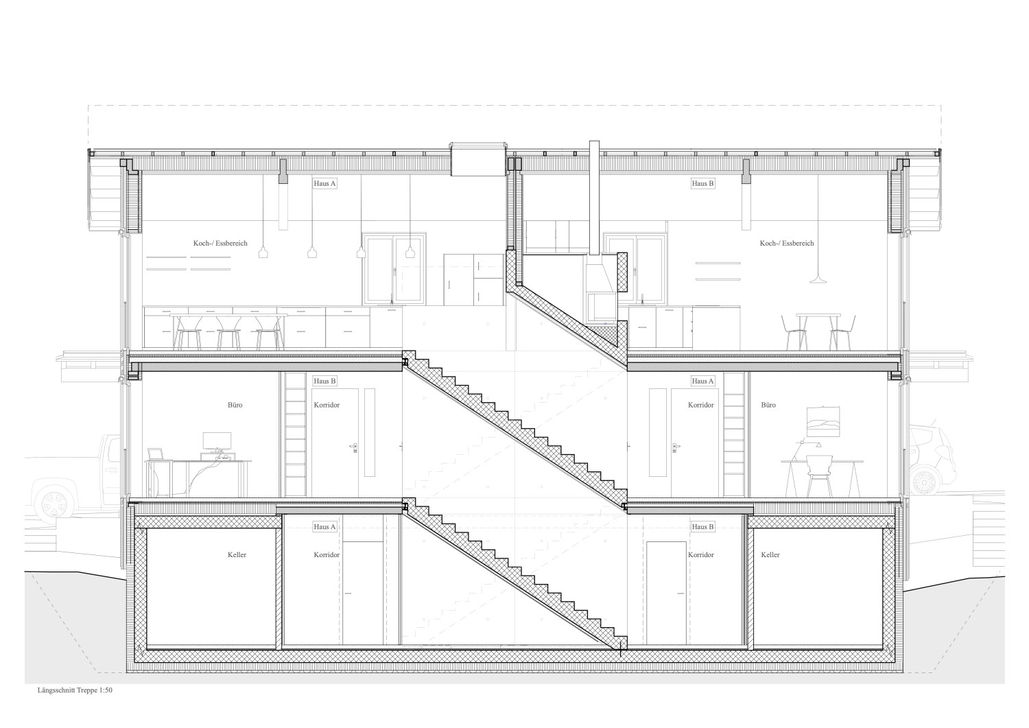 HUMMBURKART ARCHITEKTEN: Haus f&uuml;r zwei Br&uuml;der Hildisrieden