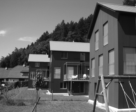 Hummburkart Architekten: H&auml;user obere Halde in Wikon