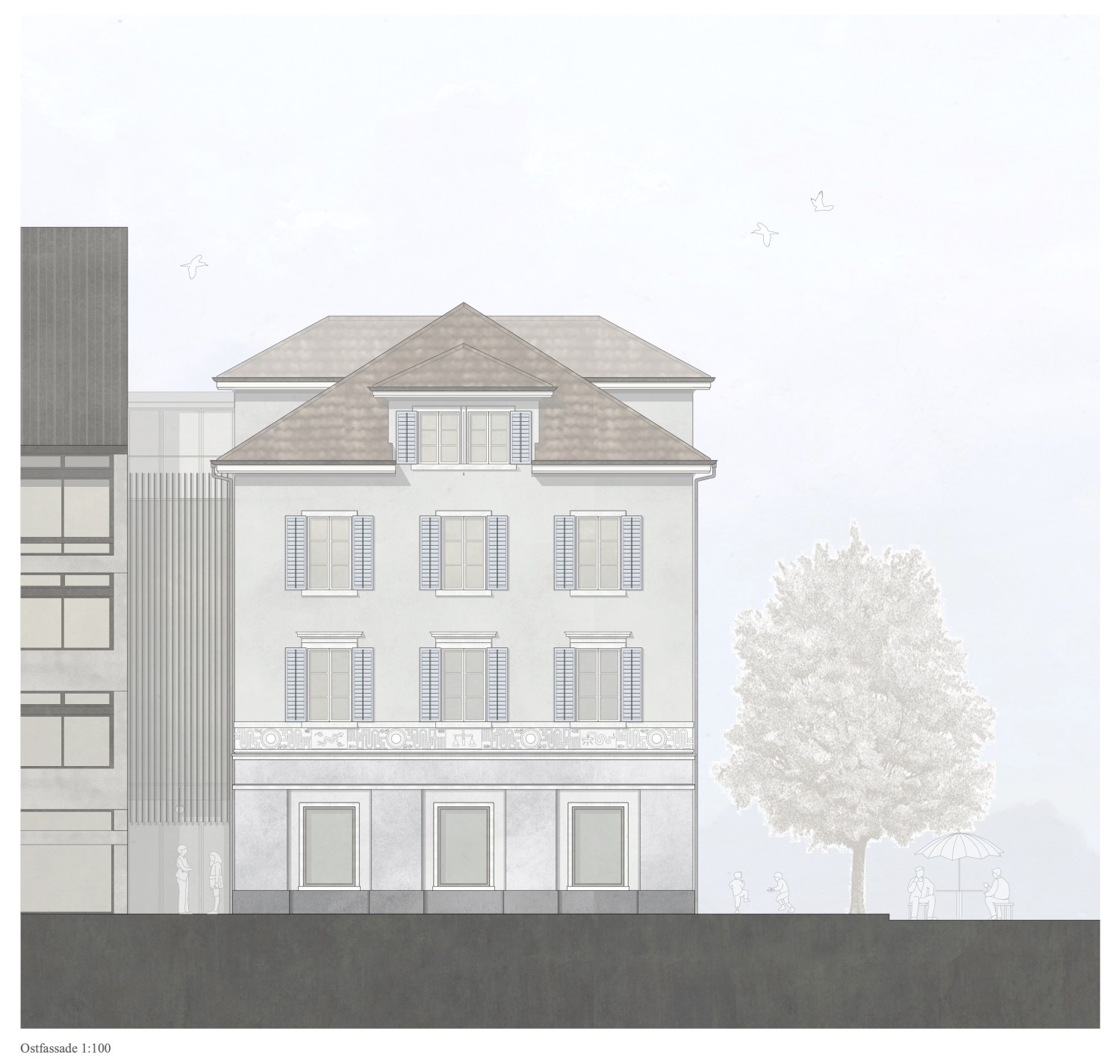 HUMMBURKART ARCHITEKTEN: Instandsetzung Neugasse 1 in Zug