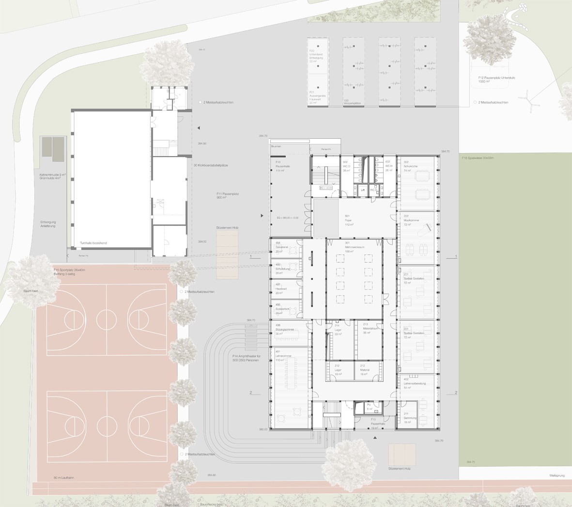 HUMMBURKART ARCHITEKTEN: Neubau Schulhaus Risiacher in Buchs