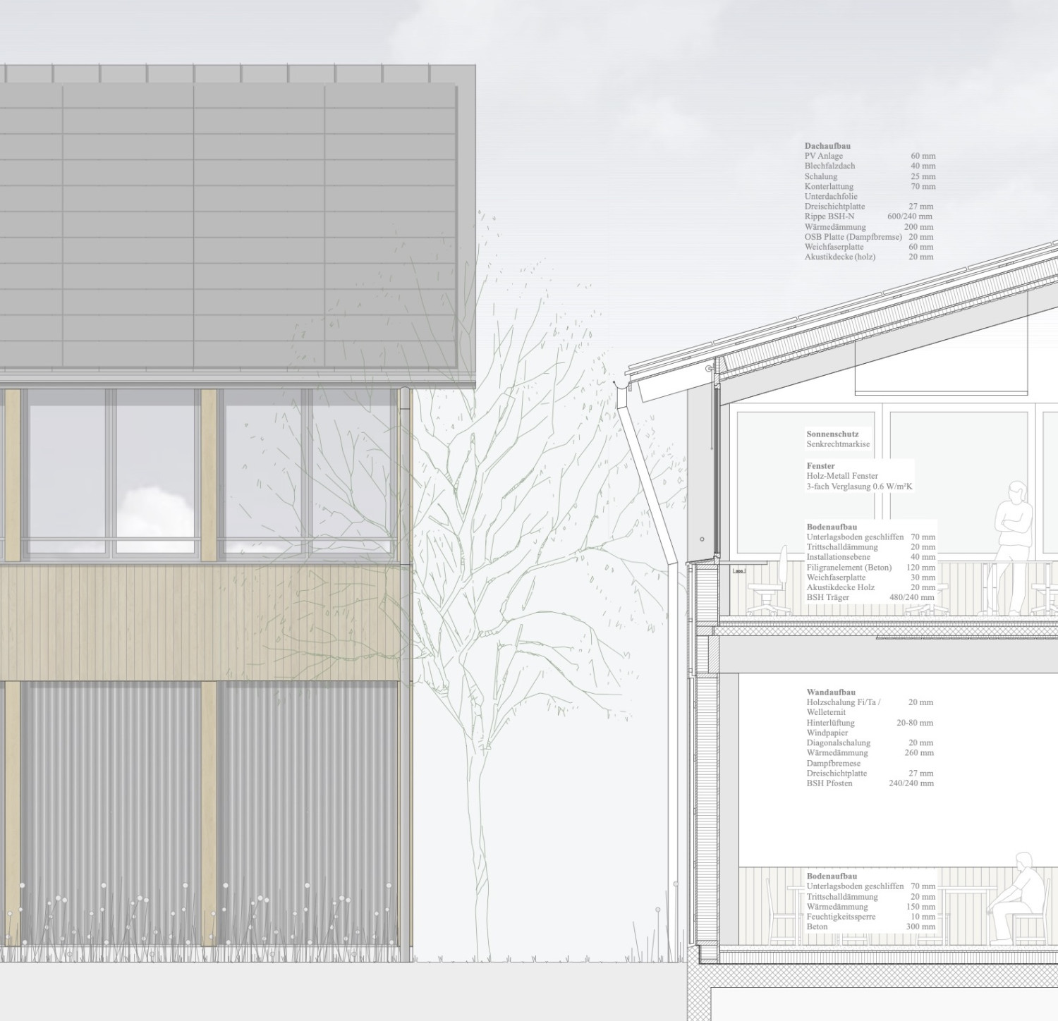 HUMMBURKART ARCHITEKTEN: Neubau Tagesstruktur Hallwil SATIS