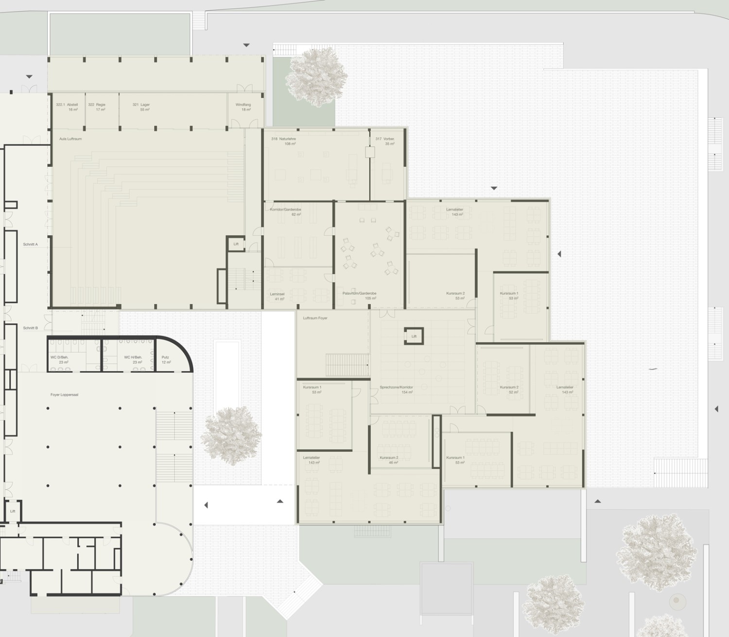 HUMMBURKART ARCHITEKTEN: Sanierung und Erweiterung Schulanlage Grossmatt Hergiswil