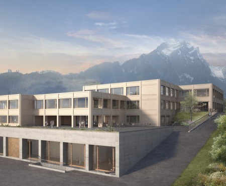 Hummburkart Architekten: Sanierung und Erweiterung Schulanlage Grossmatt Hergiswil