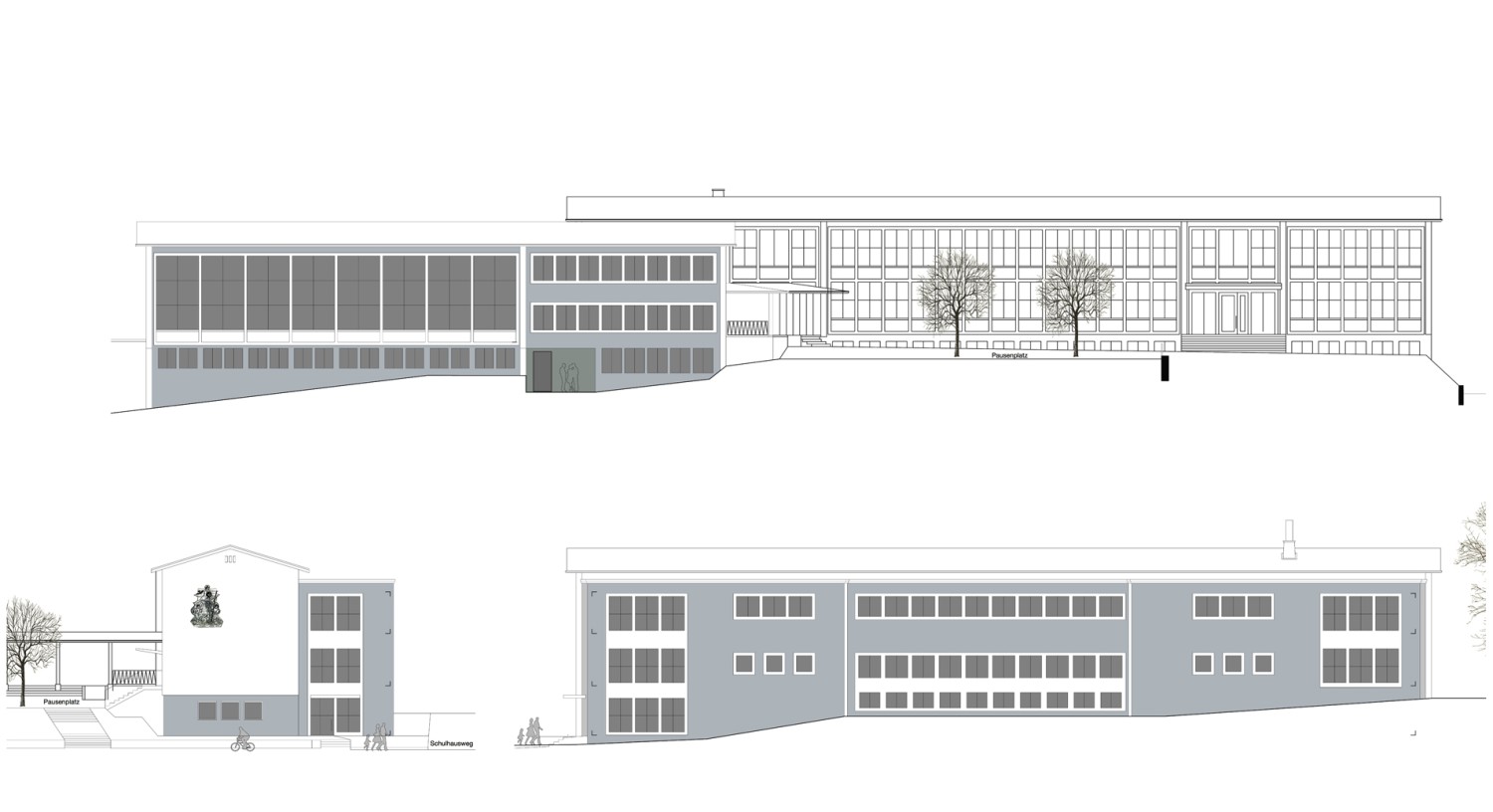 HUMMBURKART ARCHITEKTEN: Umbau und Erweiterung Schulhaus Hübeli in Eschenbach